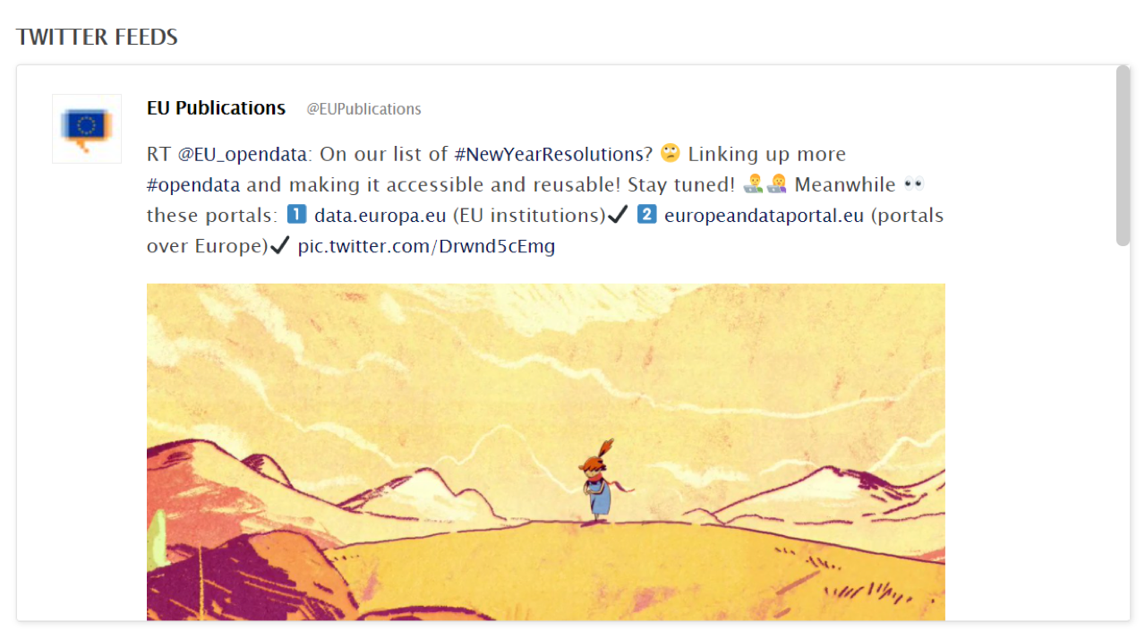 Image of Twitter feed